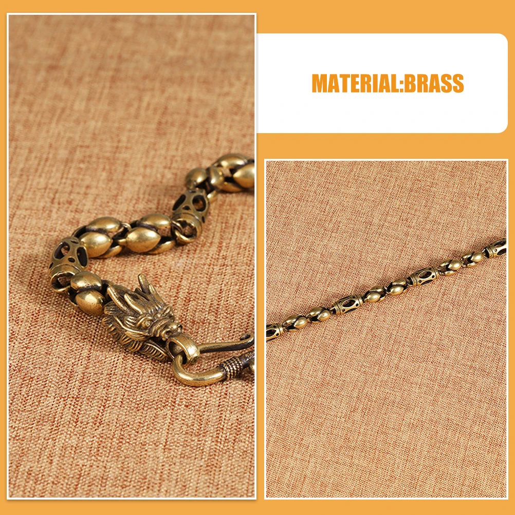 

Sophisticated Dragon Bracelet Set Brass Vintage Jewelry 2024 Chinese Zodiac for Men and Women