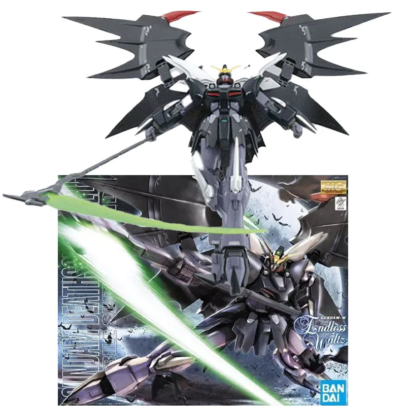 

Bandai Gunpla Mg 1/100 Gundam Deathscythe Hell Ver Ew Assembly Model Movable Joints High Quality Collectible Toys Models Gift