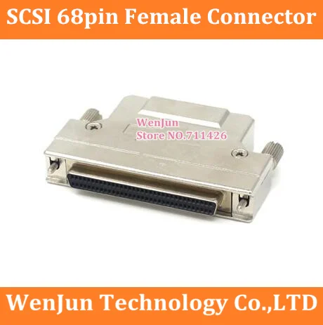 High Quality MD68F-AS SCSI 68Pin Female Connector SCSI 68 Pin Female Head with Iron Shell welding wire type