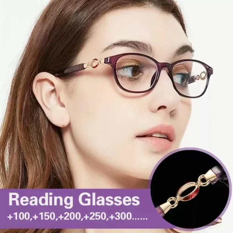 New 3 in 1 Progressive Multifocal Reading Glasses Women Men Anti-blue Light Eyeglasses Easy To Look Far and Near +1.0 To +4.0