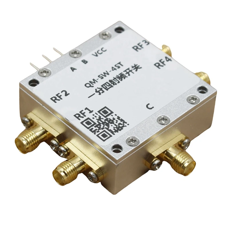 0.1-6Ghz RF Switch SP4T RF Switch High Isolation 1/4 Microwave Electronic Switch RF Switch