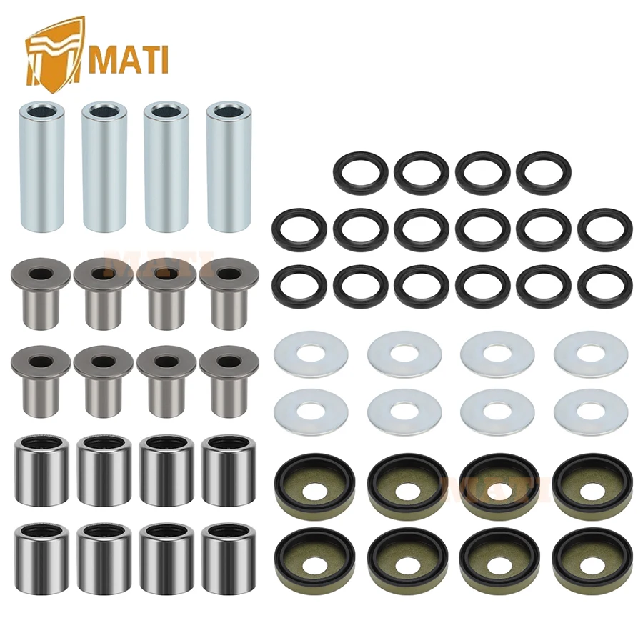 

MATI Front Upper & Lower A-Arm Bushing Seal Kit For Suzuki LT-Z400 Quadsport Z 400 2003-2014 Kawasaki KSF400 KFX400 2003-2006