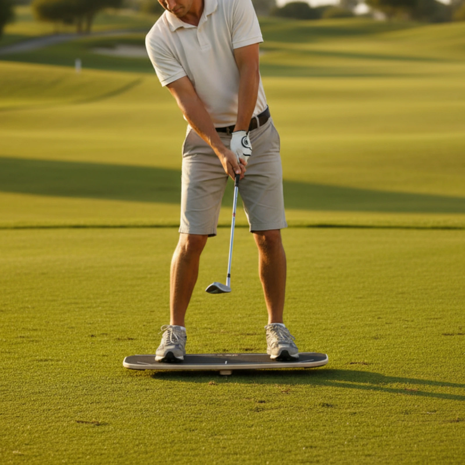 Golf Equipment Guide - Papan Latihan Chipping, Panduan Penyelarasan, Alat