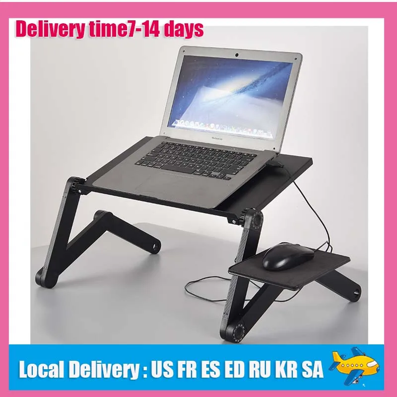 New Laptop Stand Folding Portable Notebook Multifunctional Computer Table Lapdesk for Sofa TV Bed PC Desk Stand Adjustable