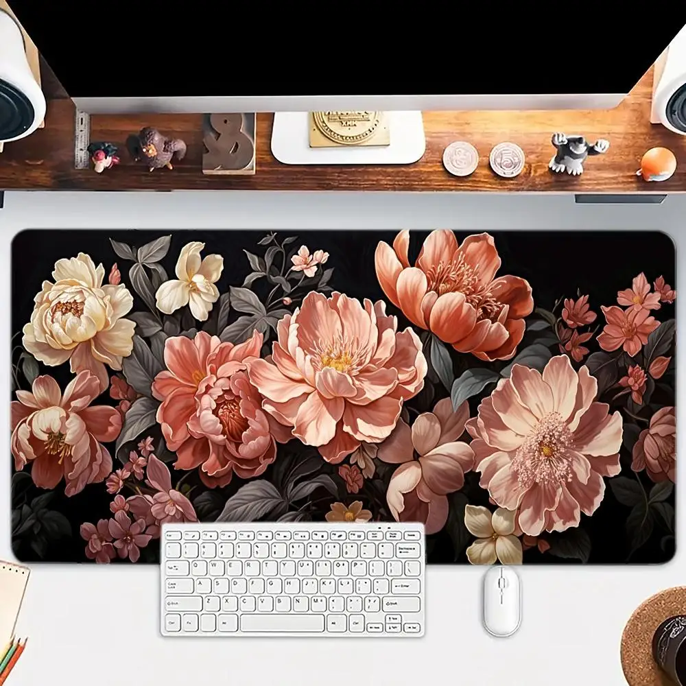 

Advanced Flowers Mouse Pad Large mouse pad, desk pad, anti slip base, washable for office and home use