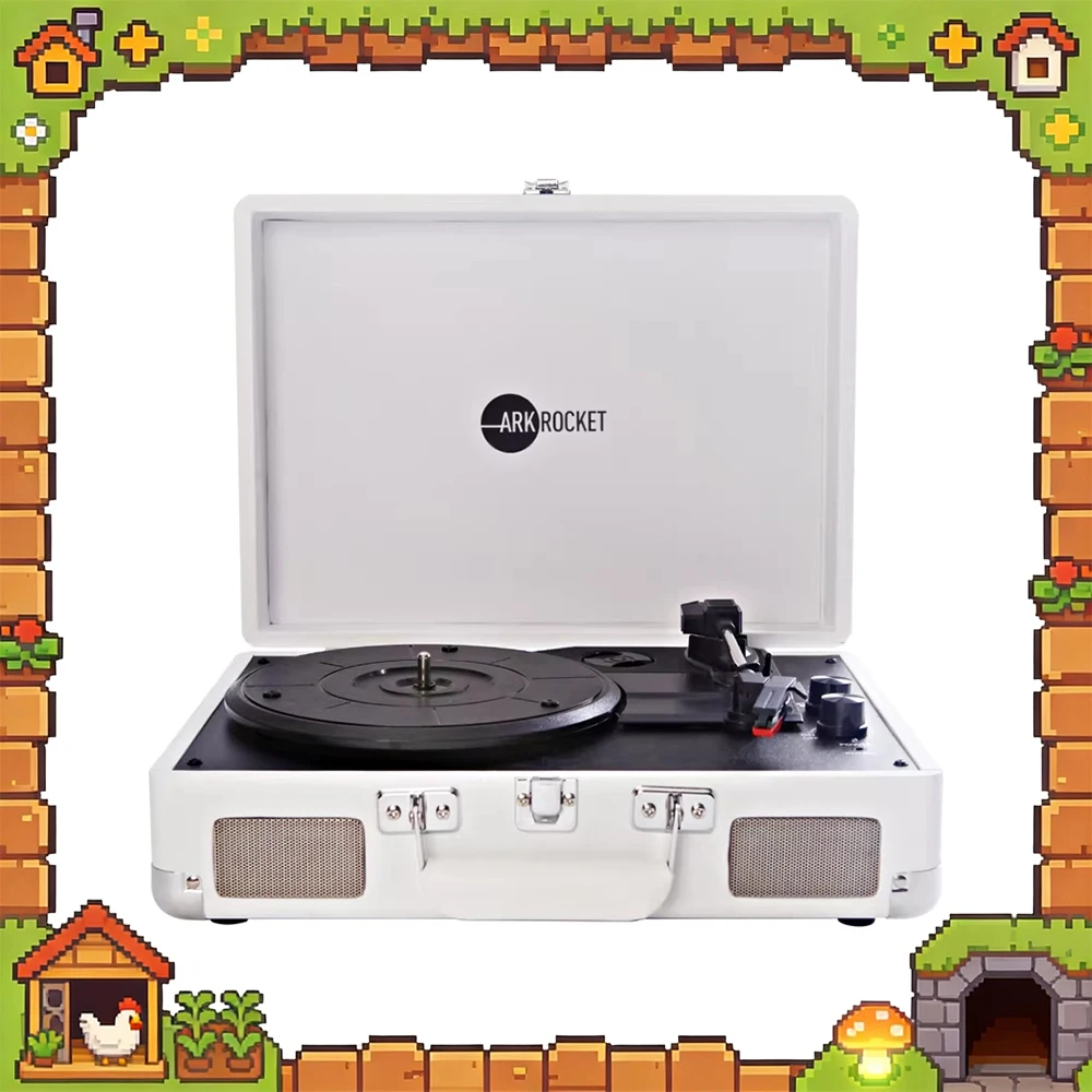 ARKROCKET AR108B Vinyl Record Player Sound Lossless Sound Quality Vinyl Record Player Support High Speed Bluetooth 5.1 Gifts