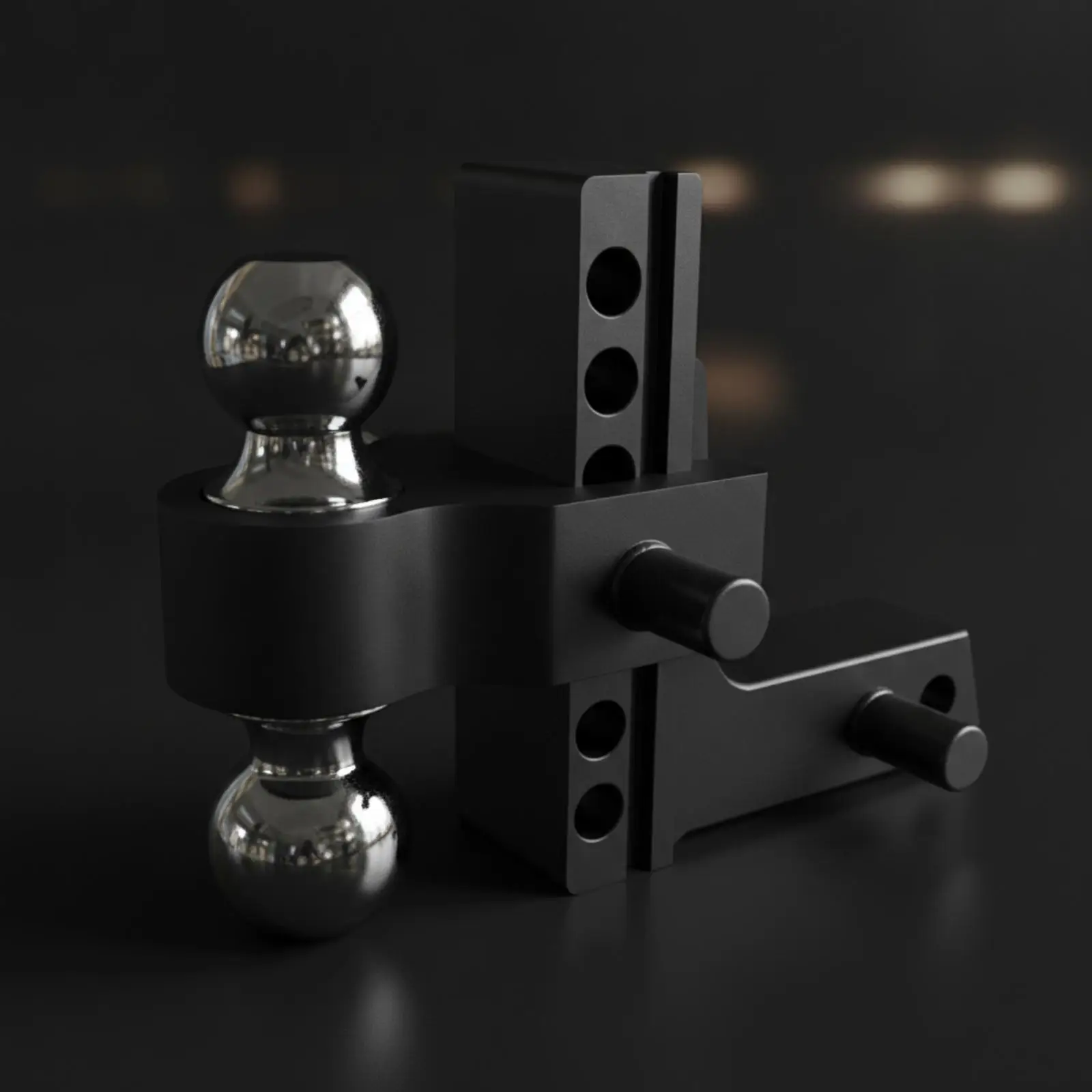 Heavy Duty Adjustable Trailer Hitch Arm Aluminum Alloy Tow Bar with Multiple Holes for Reliable RV Boat Trailer Setup