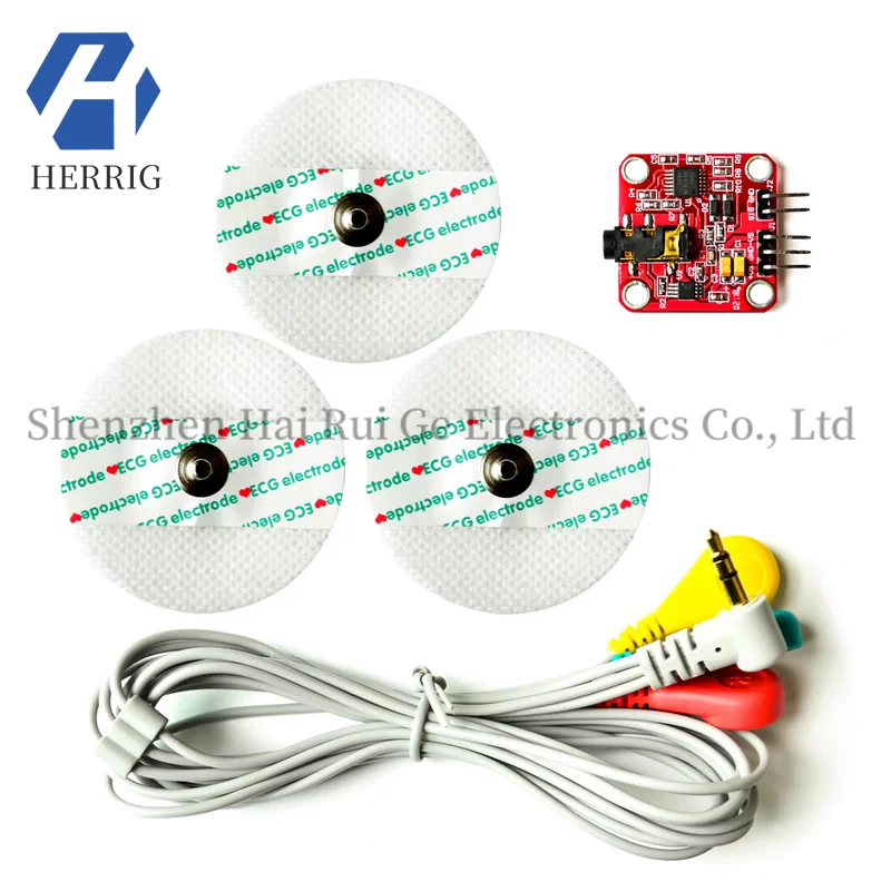 

1PCS Muscle Electrical Analog Signal Sensor Acquisition duino Bioelectronic Circuits EMG Development Kit