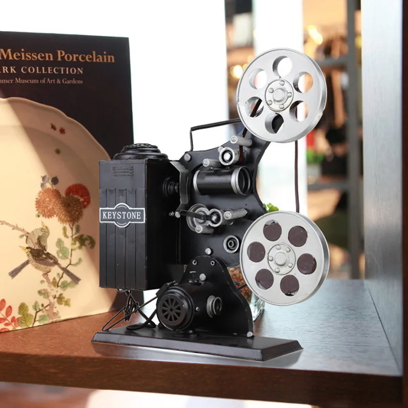 

Vintage iron film projector model wedding photography props creative decorations home decoration gifts