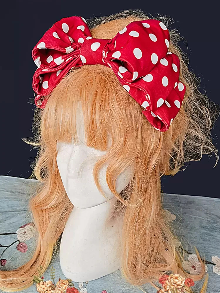 Polka Dot Red Headpiece