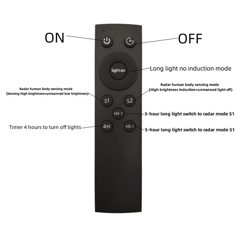 Remote Control Solar Street Light Driver Board 3.2V 3.7V High Power Human Body Induction Radar Solar Light Circuit-Y47A