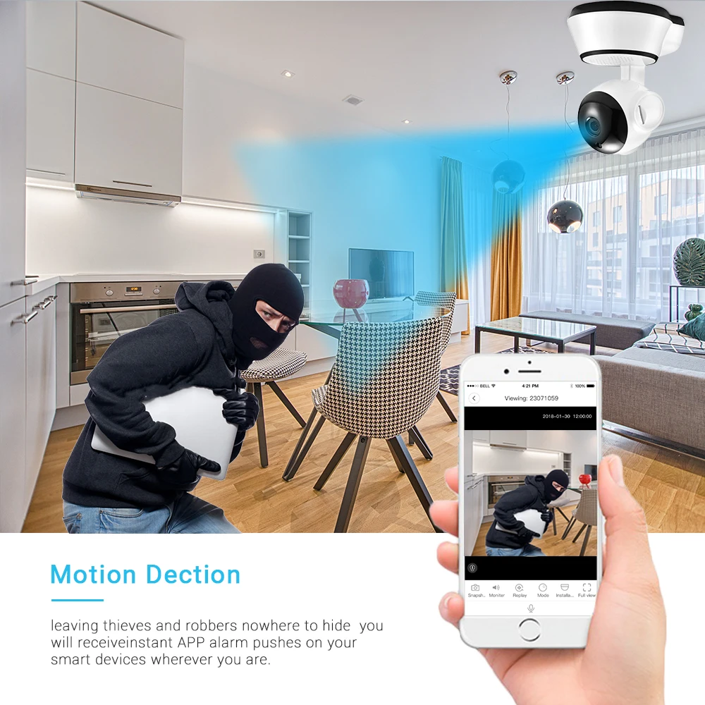 V380 Pro Mini IP Kamera HD Auto Tracking Nachtsicht Infrarot Baby Monitor Smart Home Überwachung CCTV Kamera mit WiFi