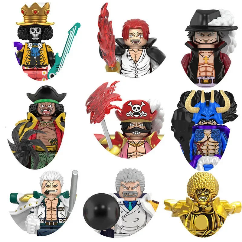 

X0356 X0357 X0358 X0359 Anime Series Cartoon Building Blocks Mini Figures Heads Kids Toys mould king toys for boys