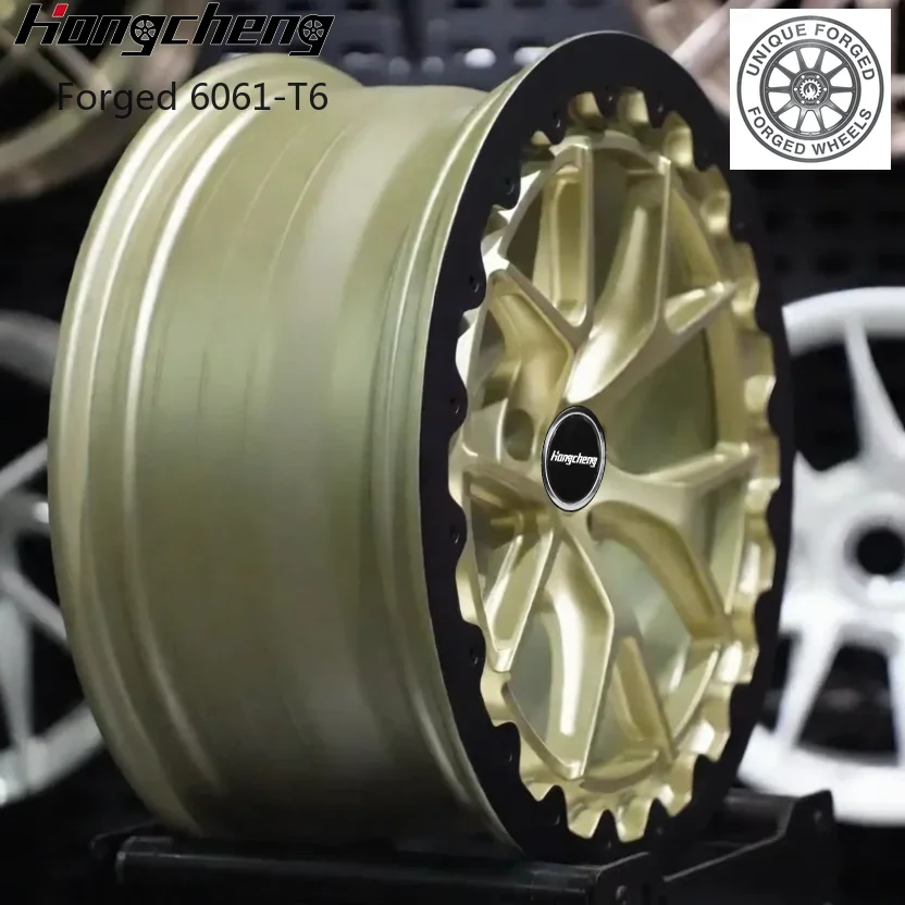 

26 Style Beadlock Drag Racing Forged Wheel Rim 5x112 5X120 High Performance Track Wheels
