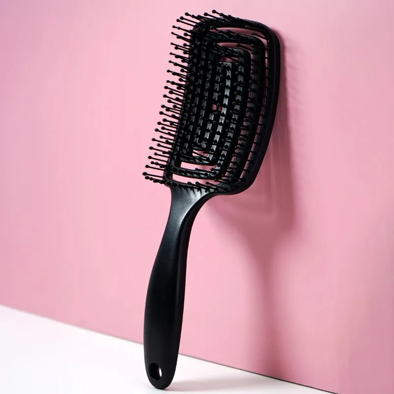 

Vent Hair Brush Detangling Styling Brush with Flexible Bristles for All Hair Types Scalp Massage Hair Smoothing Daily Hair Care