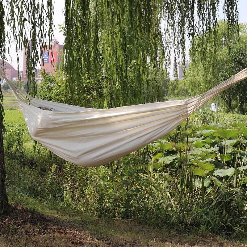 Hamaca doble de algodón orgánico,