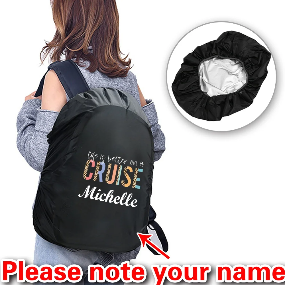 Waterproof Backpack Rain Cover Dust Cover for Hiking and Mountain Climbing on Night Bike
