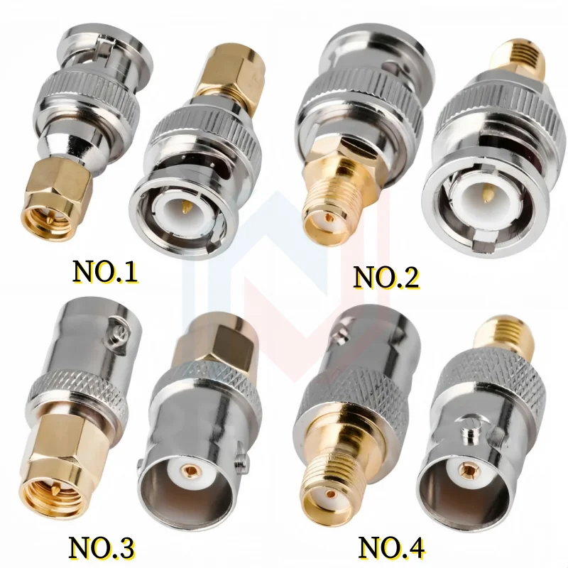 Adaptateur SMA mâle vers BNC femelle, convertisseur de câble coaxial pour appareils LAN sans fil, WiFi, radio amateur, radios portables