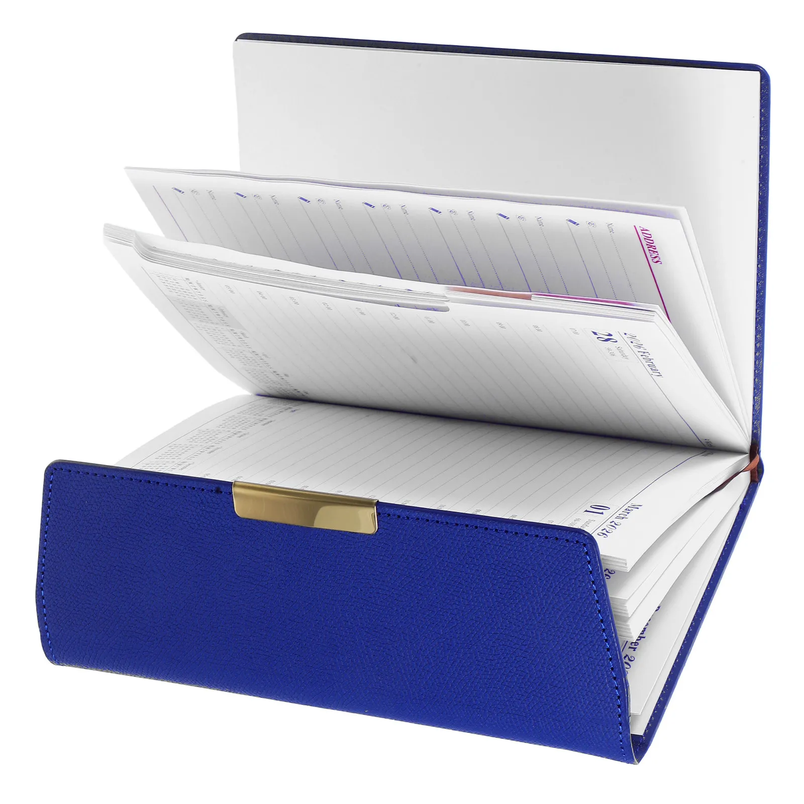 Dated A5 Daily Planner 2026 Daily Tabs Quick Navigation Ink Resistant Paper Compact Design Office Work Study Planner Notebook
