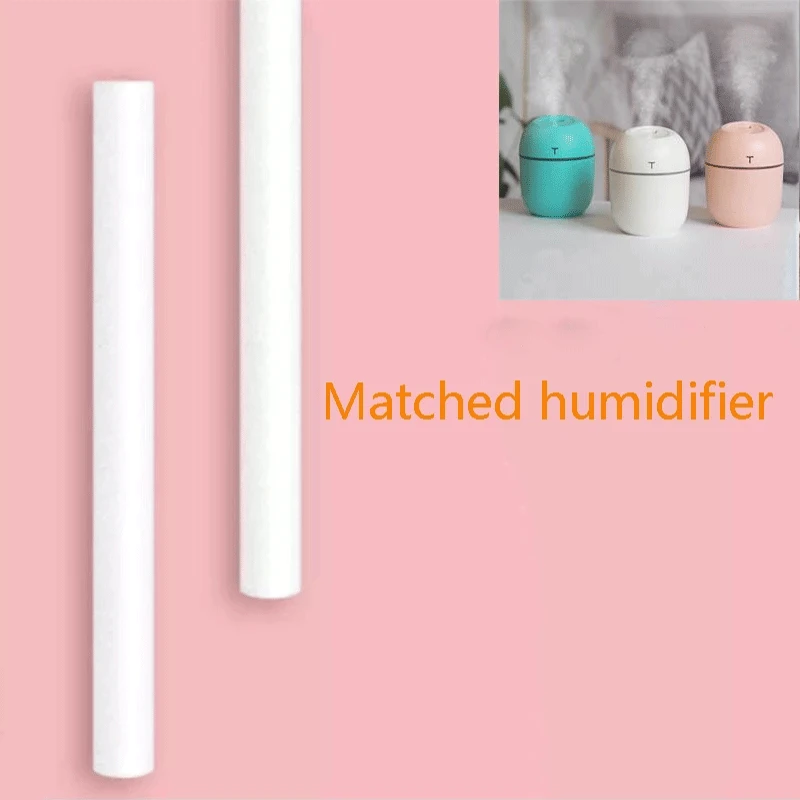 10 pz filtri umidificatore filtri diffusore di aromi nebulizzatore sostituire parti tamponi di cotone umidificatori d'aria filtro di ricambio 8*103mm