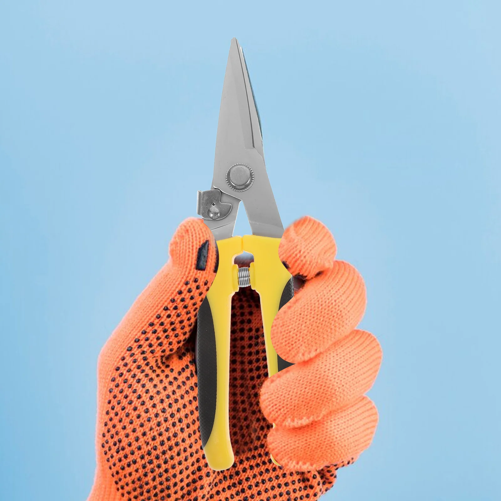 Industrial Scissors Heavy Duty Iron High Carbon Stainless for Cutting Hand Tool