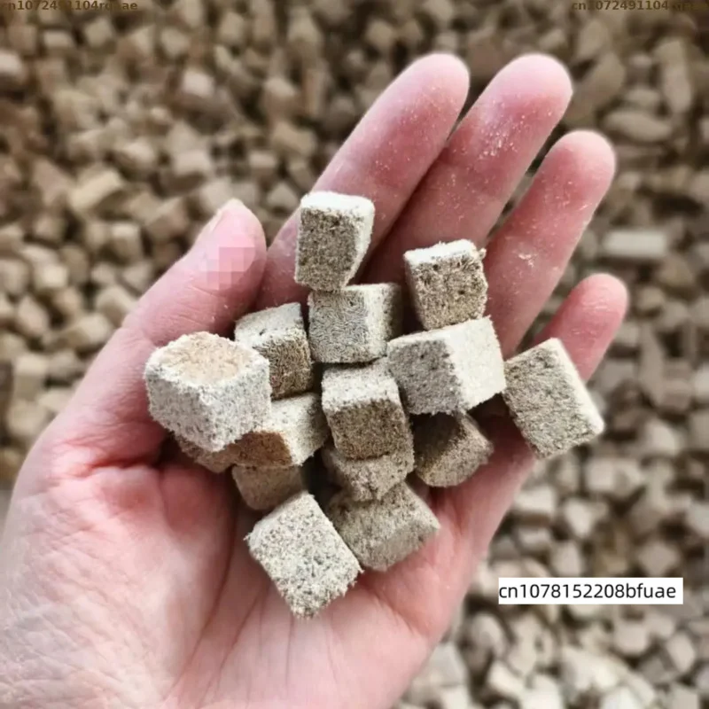 Aquarium Fish Feeder Matching Refill, Freeze Dried Tubifex Cube Refill Feed, Protein Nutrition for Tropical Marine Fish, Frog