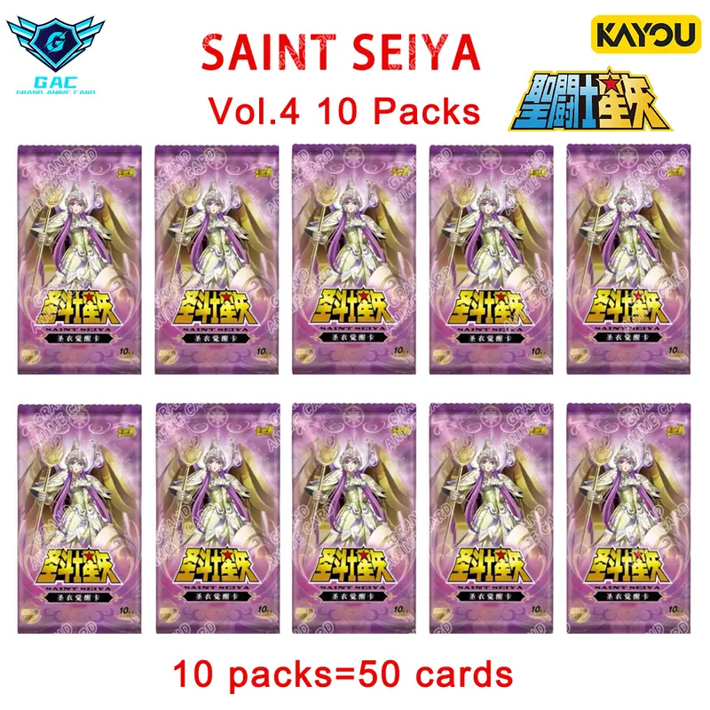 New Kayou Saint Seiya Cloth Awakening Card Box Manga Edition Collectible Card Star Pack Japanese Anime Rare Collection Cards - Image 8