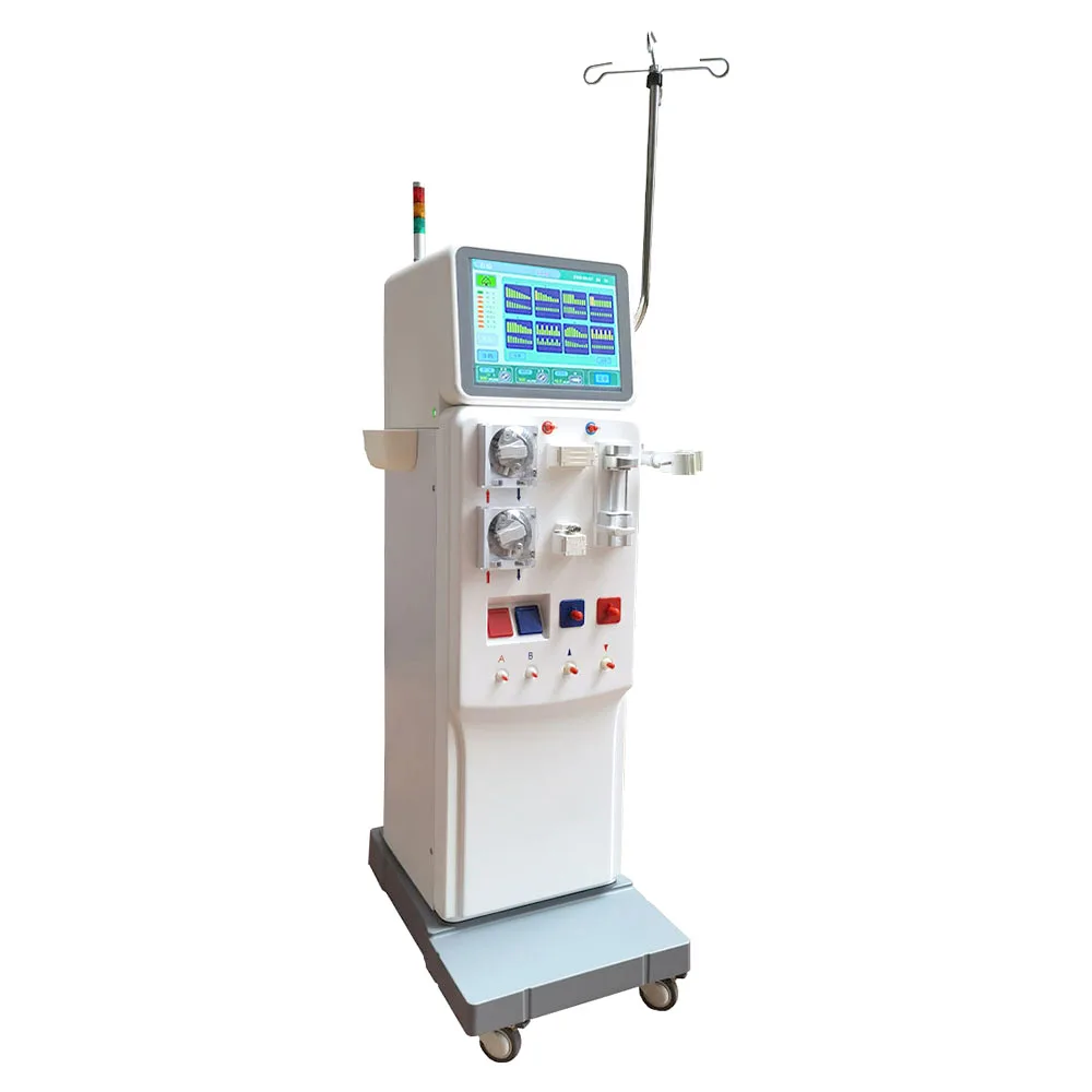 H-T2008-B Medical Double Pump LCD Hemodialysis  Blood Dialyzer Machine