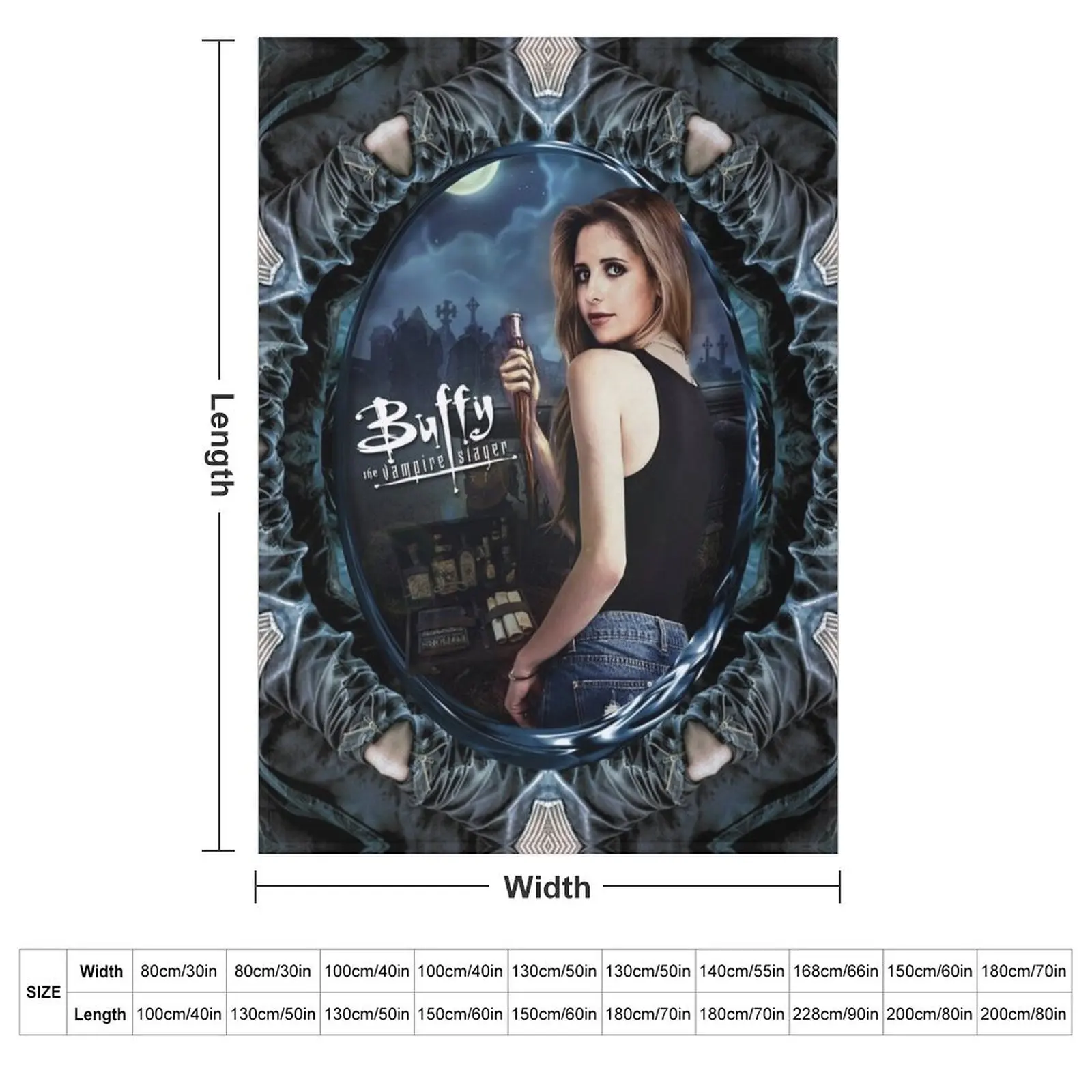 Buffy the vampire slayer Throw Blanket Softest Luxury Brand cosplay anime Blankets