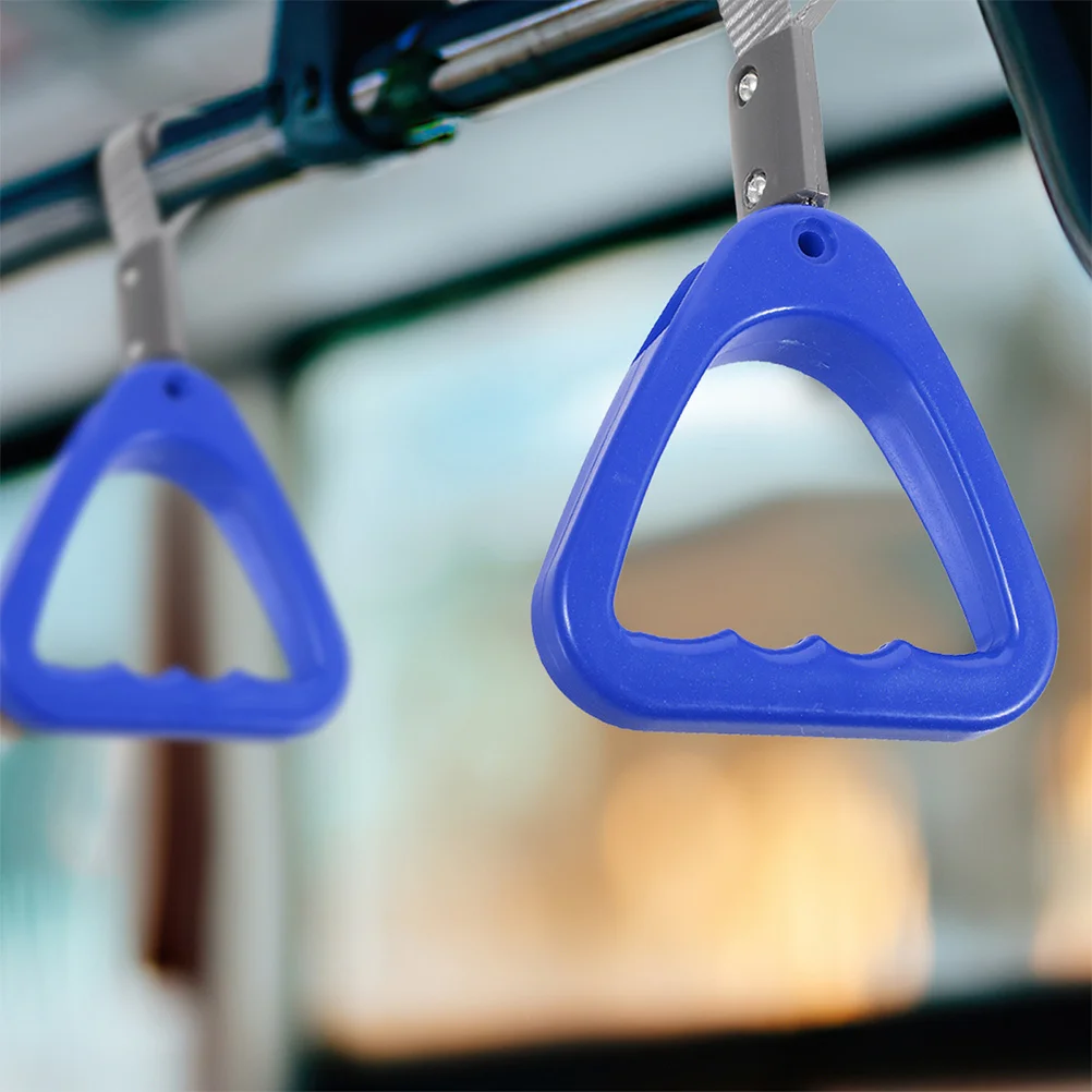

2pcs Bus Handle Ring For Subway Train Car Safety Grip Durable Vehicle Support Adjustable Assist Strap
