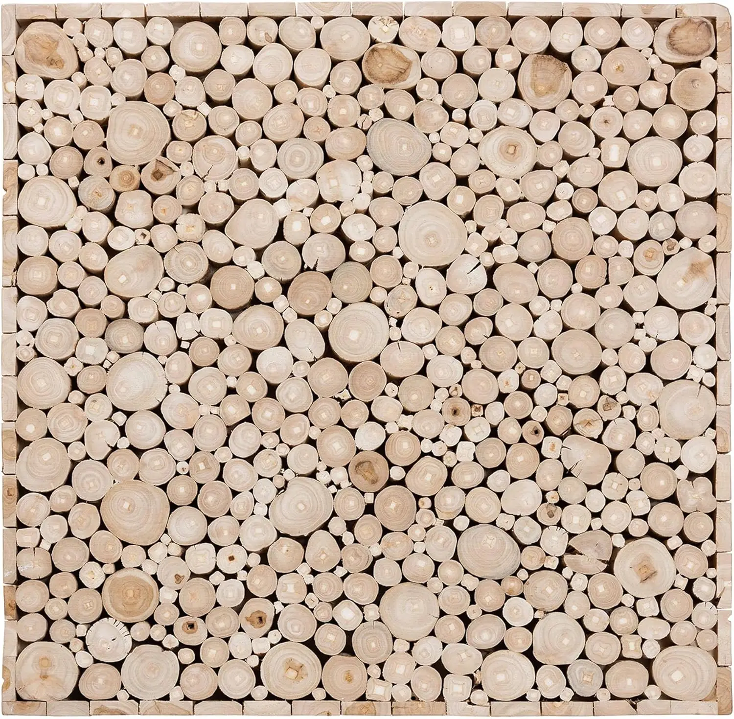 Mesa de centro Augusta de madera de teca natural