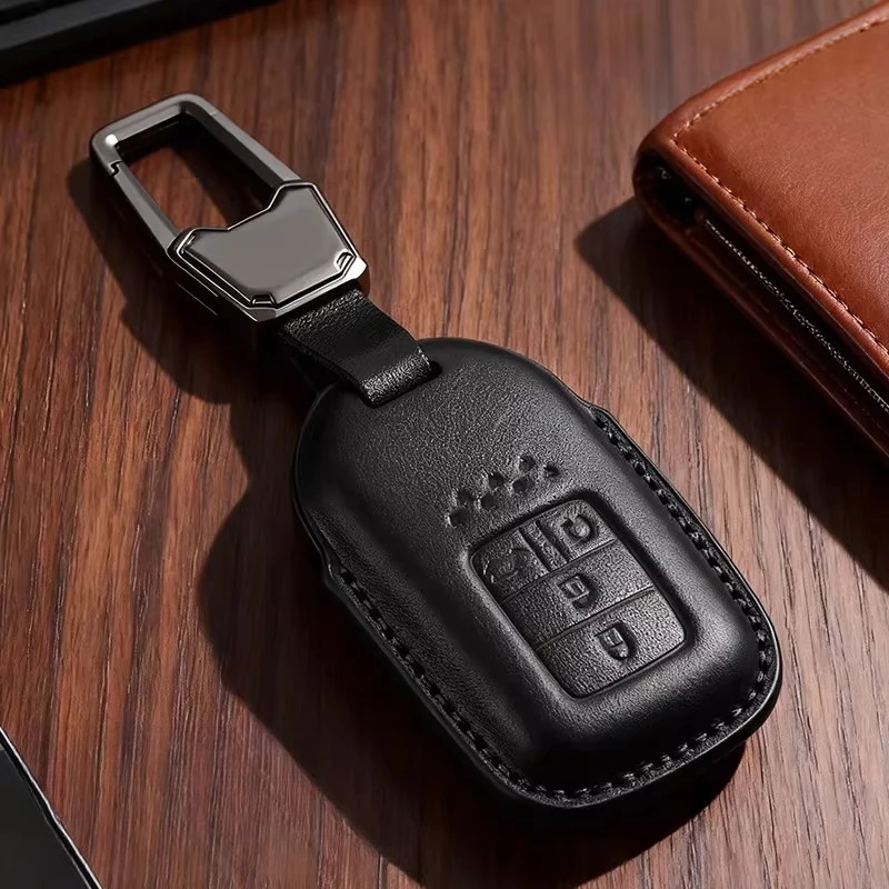For Honda Civic Key Case Premium Car Key Case Holder Key Cover Modified Chain Accessories Body Kits Automobiles Accessories