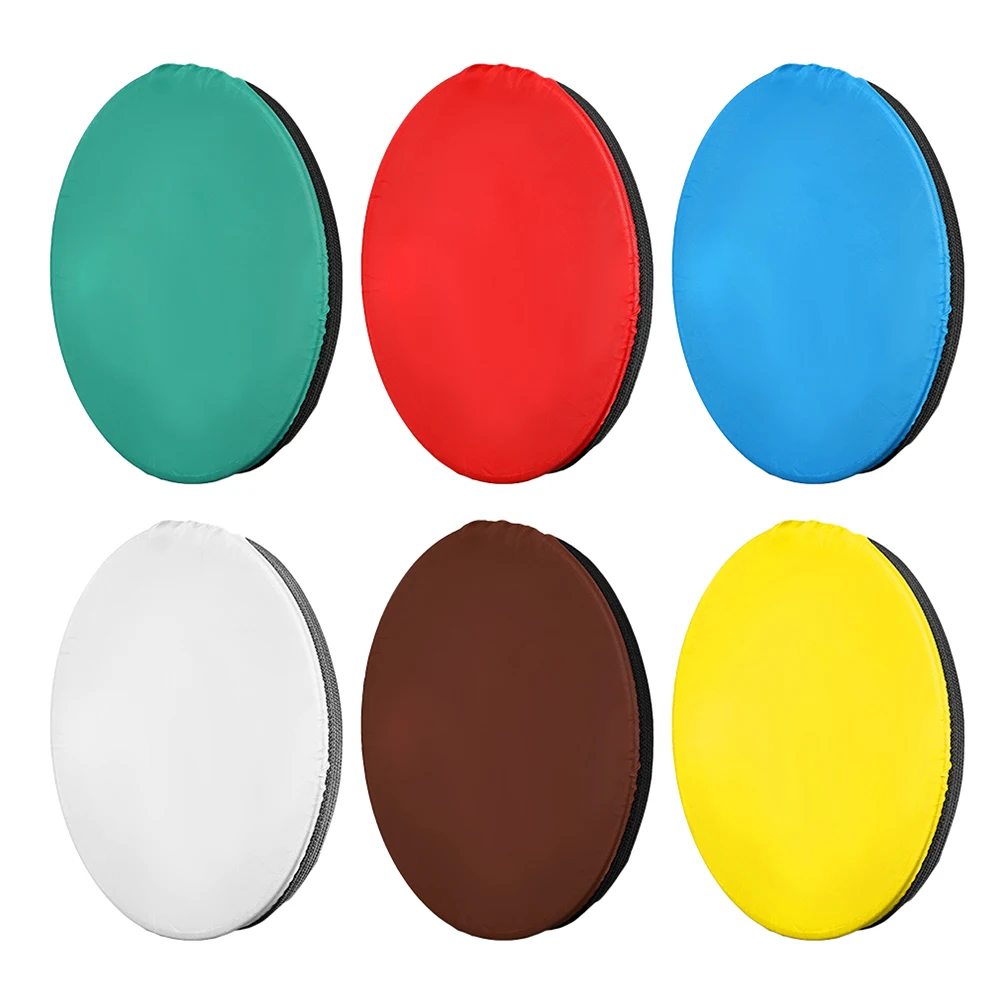 

6Pcs Photography Reflector Soft Light Fabric Camera Flash Diffuser Colored Studio Reflector Portable Lighting for Portrait and