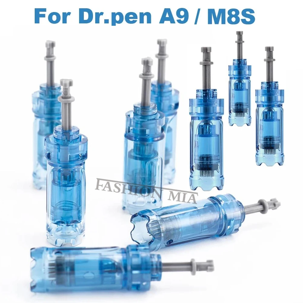 20 шт., игольчатые картриджи Dr Pen M8S, сменные микроиглы 12/18/24/36/42, нано-игла, микронидлинг для Dr pen M8S/A9