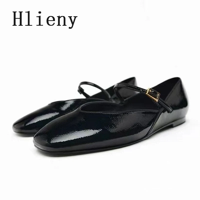 hlieny-spring-autumn-patent-leather-women-loafers-fashion-round-toe-buckle-strap-mary-jane-ballet-flat-female-shoe-zapatos-mujer