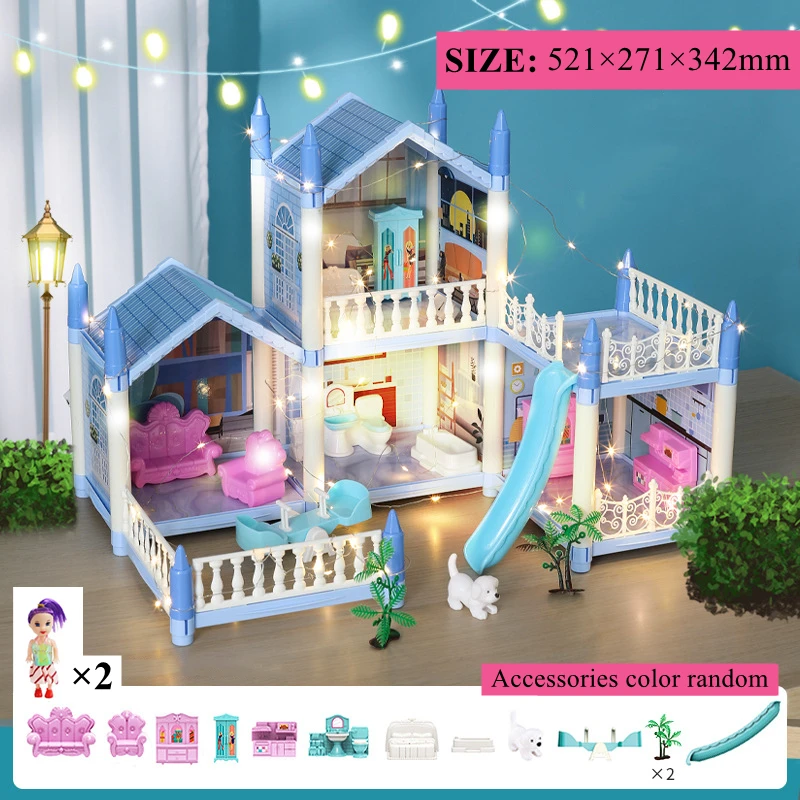 ドールハウス 3D 組み立て DIY ミニチュア ドールハウス アクセサリー