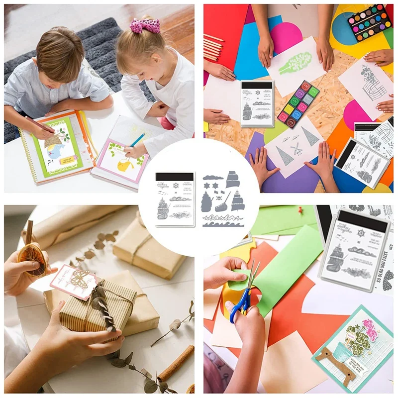 Stamp And Dies For Card Making, DIY Scrapbooking Arts Crafts Stamping Card Silicone Stamp Decoration For Gifts (5609)