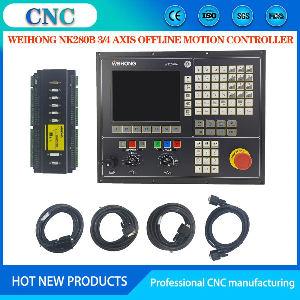 Nc Studio NK280B large-scale offline machining center control system 3/4-axis motion controller supports automatic tool change