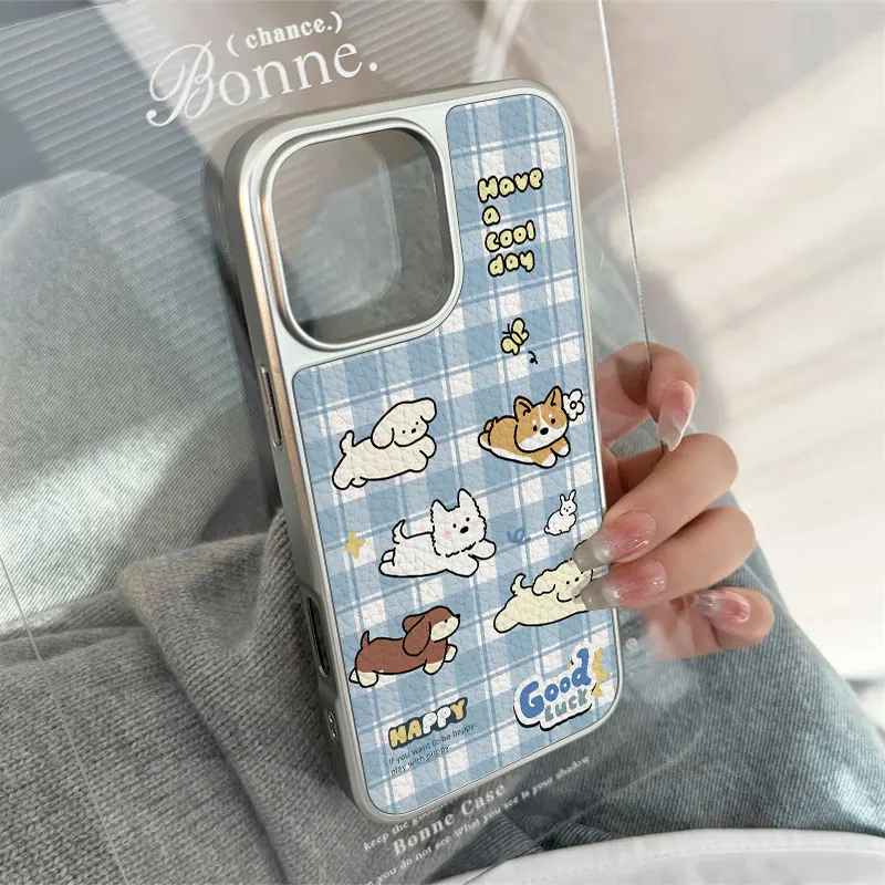 حافظة لهاتف آيفون 11/12/13/14/15/16/17 Pro Max AIR PLUS Epoxy مصنوعة من جلد البولي يوريثان الحراري