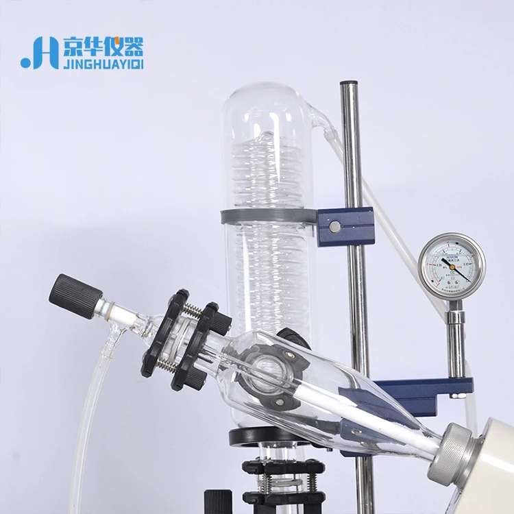 Lab 5L Small Scale Rotary Thermal Vacuum Flash Evaporator Alcohol Distiller