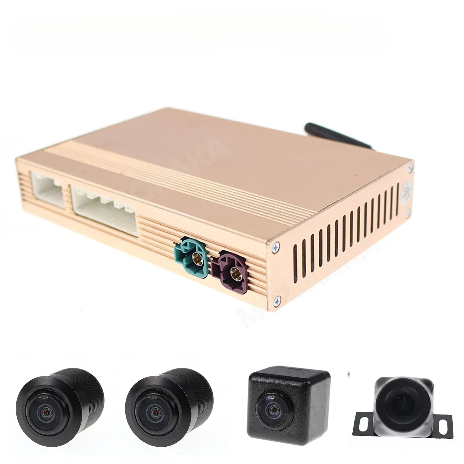 360° 1080P Car Camera 3D Panoramic Surround View System Front Rear Left Right Camera Kit For Android Car Radio