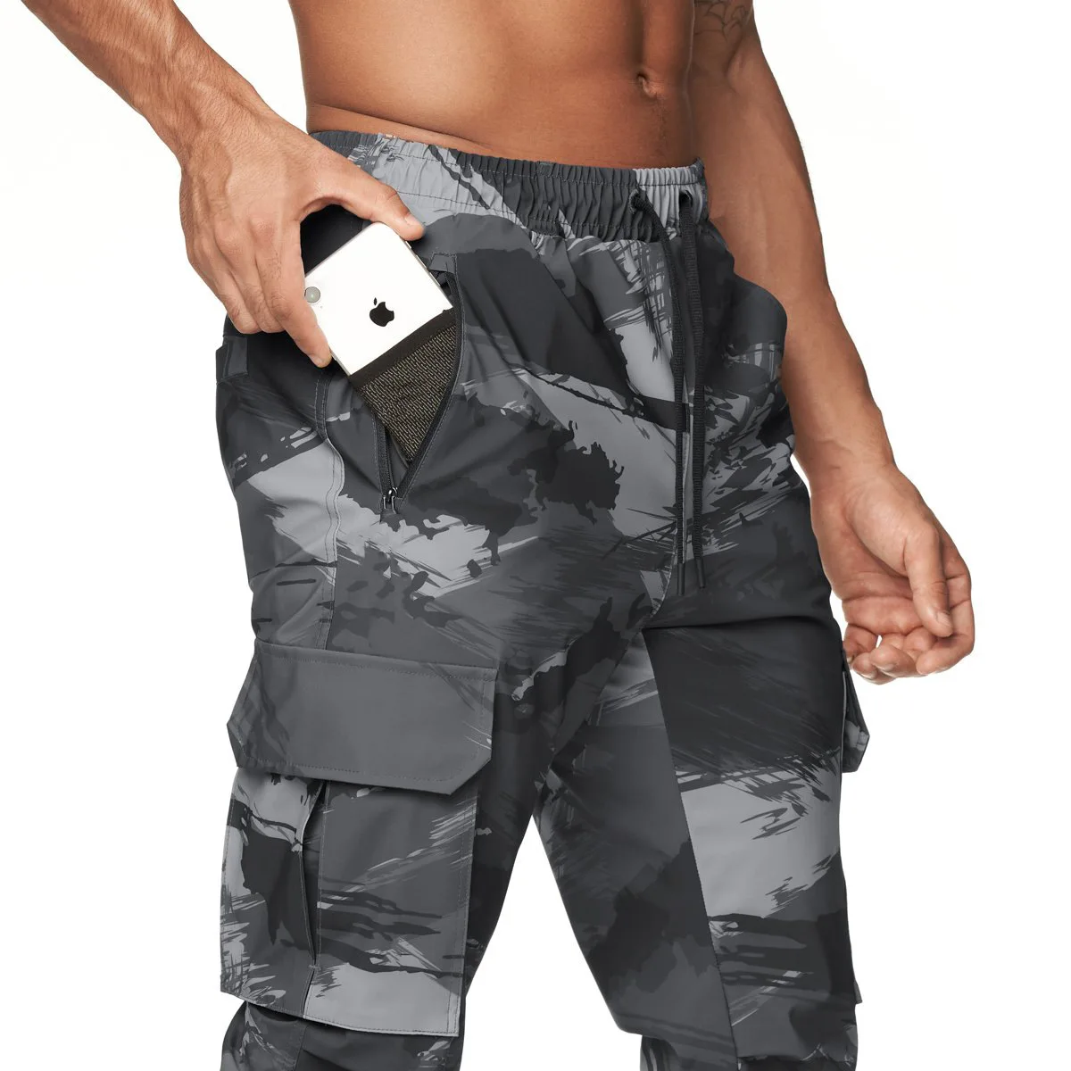 Camo Joggers Pants Men Gym Workout Sportswear Sweatpants Male Autumn Fitness Crossfit Trackpants Outdoor Running Sport Bottoms