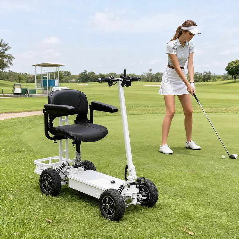 

09 Electric golf cart scooter single travel scooter 48V foldable