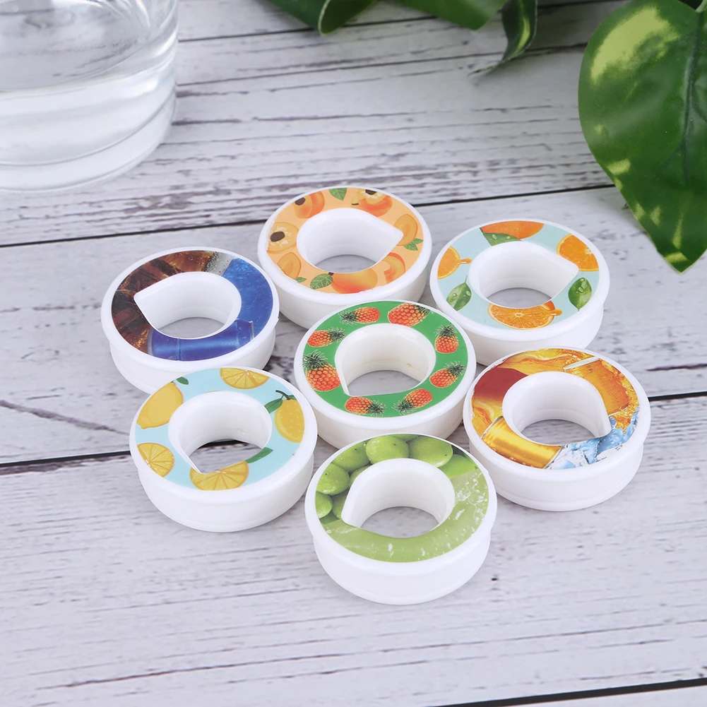 1-3pcs Water Bottle Flavor Ring Creative Flavour Scent Pods Natural Sugar Free Calories Healthy Fruit Scent Drink Water Bottle