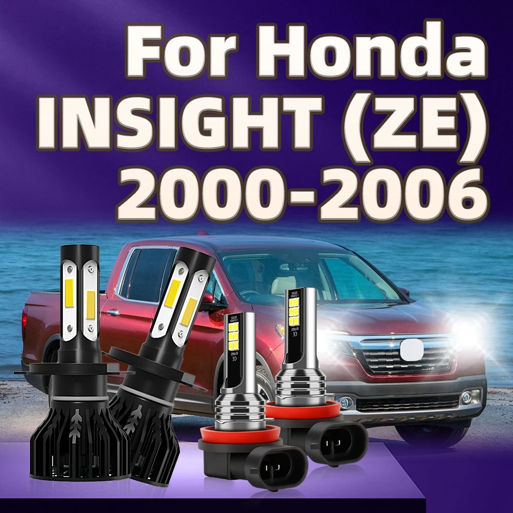 

Car Headlight H4 Bulbs LED 30000LM Lamps H11 Fog Light For Honda INSIGHT (ZE) 2000 2001 2002 2003 2004 2005 2006