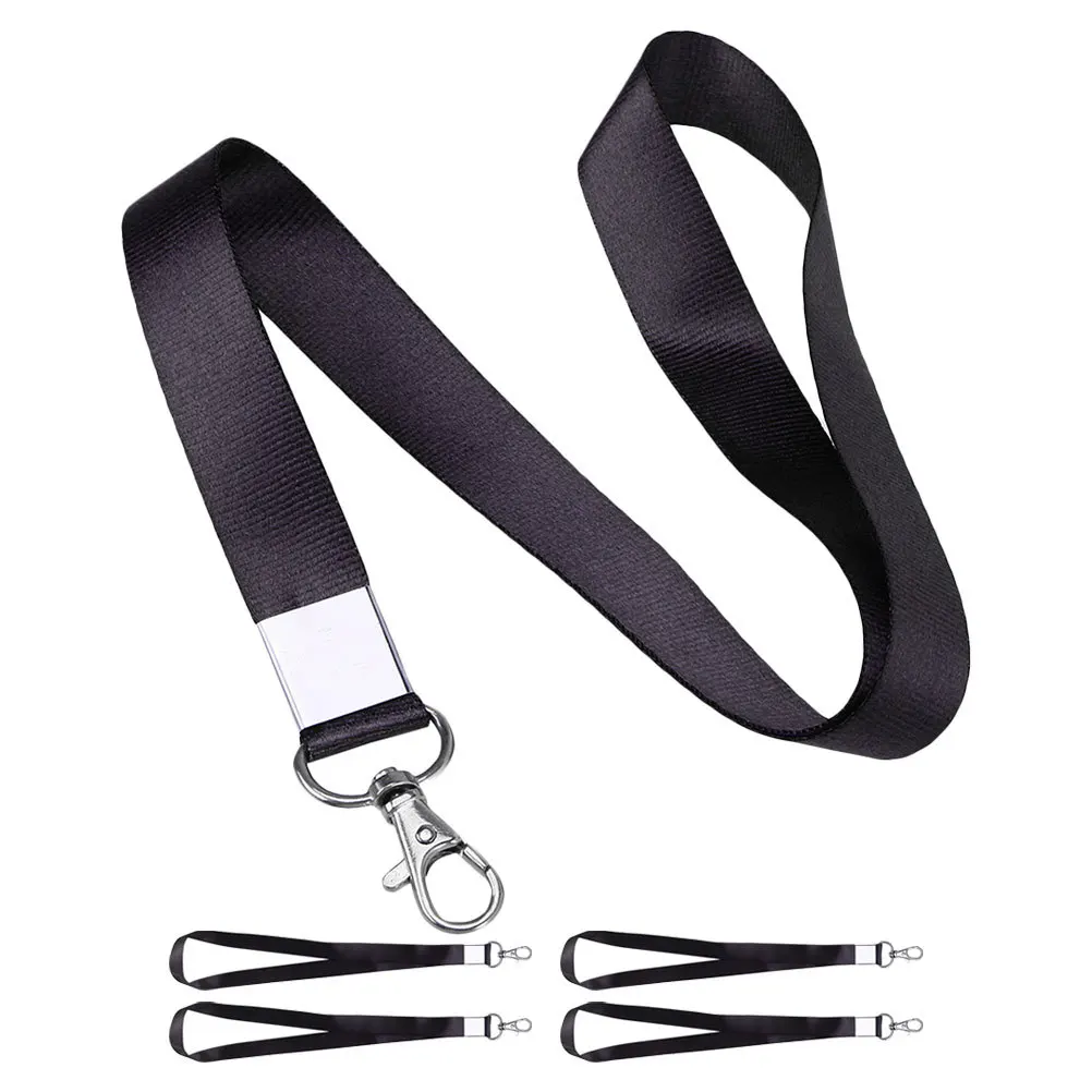 5 قطعة الحبل الرقبة قوي الانفصال شارة حامل انفصال مشبك المفاتيح حزام آمن لمفاتيح الهوية شارات المعلمين الطلاب