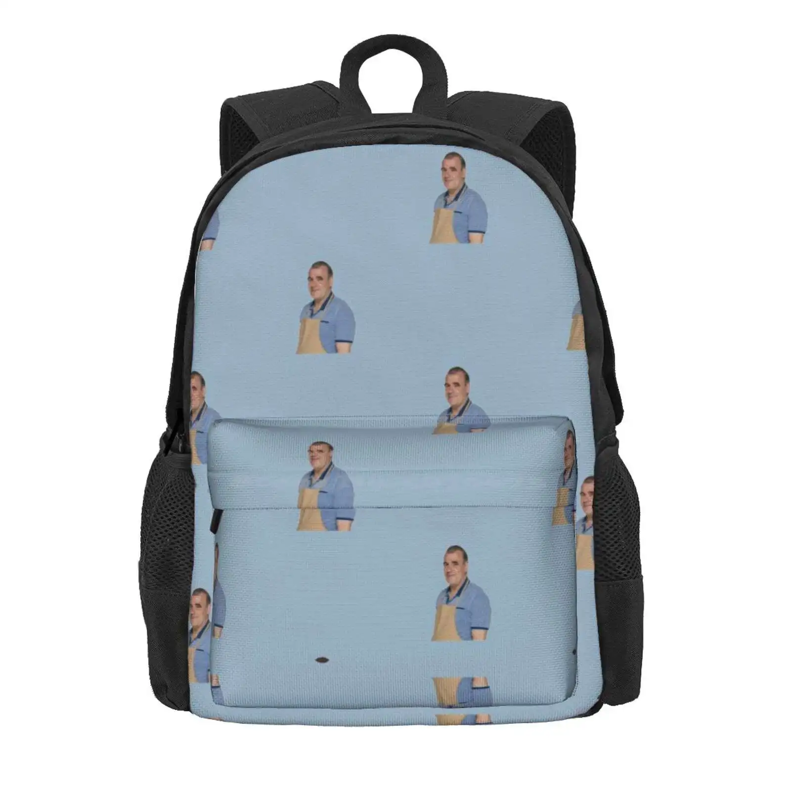 Jurgen From The Bake Off Hot Sale Schoolbag Backpack Fashion Bags The Great British Bake Off Jurgen Juergen Guiseppe