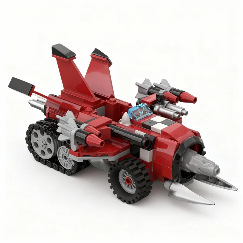 

319pcs MOC Megatrakk Scrapjet Model Building Blocks Construction Toy Christmas Gifts DIY Creative Idea Education Birthday Brick