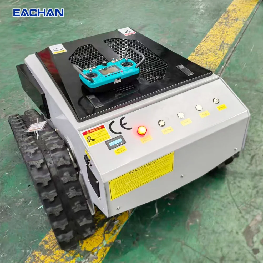 Remote Control Crawler Lawn Mower Customizable CE EPA Euro 5 Tracked Lawn Mower Orchard Farm Garden Hillside Grass Mower view 6