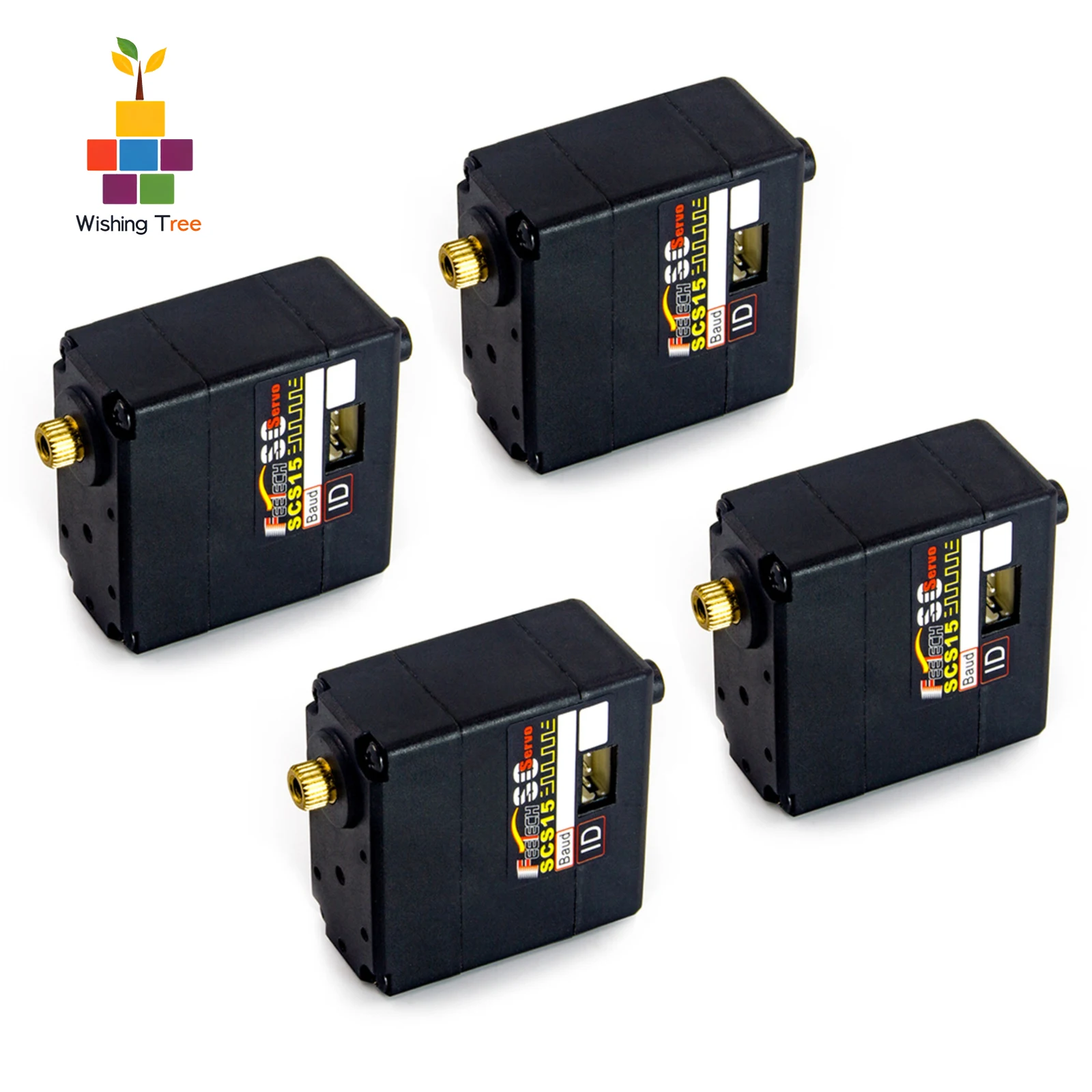 عزم دوران عالي 15 كجم 6 فولت ميتال جير RC محرك سيرفو مع ردود فعل مزدوجة للتحكم الذكي في قابض ذراع الروبوت (1/2/4 قطعة)